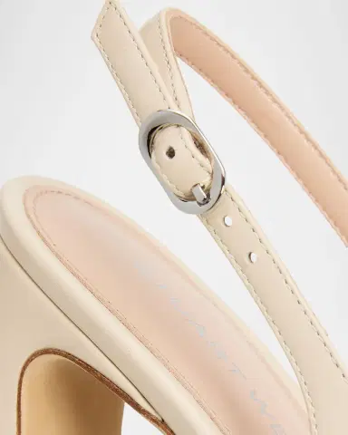 Stuart Weitzman 85mm Stassi Leather Slingback Pumps | Thumbnail 2 Stuart Weitzman 85mm Stassi Leather Slingback Pumps | Thumbnail 2