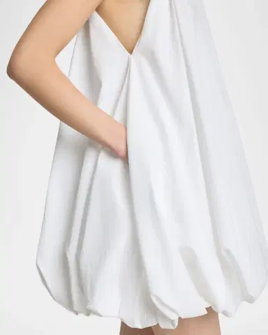Alaïa Cotton Poplin Bubble Mini Dress | Thumbnail 4 Alaïa Cotton Poplin Bubble Mini Dress | Thumbnail 4