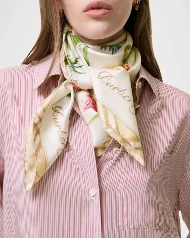 Burberry Blooms of Britain Silk Square Scarf | Thumbnail 2 Burberry Blooms of Britain Silk Square Scarf | Thumbnail 2