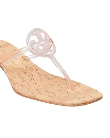 Tory Burch Miller Jelly Kitten-Heel Sandals | Thumbnail 1