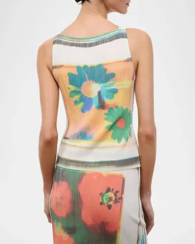 Staud Bryn Ribbed Sleeveless Top | Thumbnail 2 Staud Bryn Ribbed Sleeveless Top | Thumbnail 2