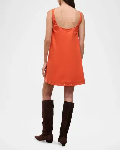 Staud Brio Studded Mini Dress | Thumbnail 2 Staud Brio Studded Mini Dress | Thumbnail 2