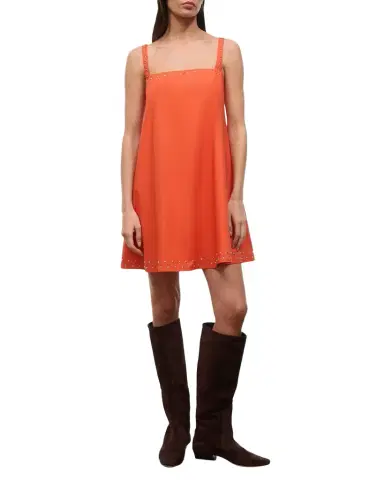 Staud Brio Studded Mini Dress | Thumbnail 1 Staud Brio Studded Mini Dress | Thumbnail 1