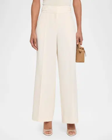 Elie Tahari Pintuck Straight-Leg Pants | Thumbnail 3 Elie Tahari Pintuck Straight-Leg Pants | Thumbnail 3