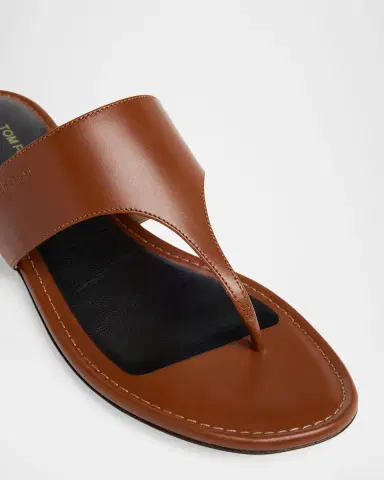 Tom Ford Soft Leather Thong Sandals | Thumbnail 2 Tom Ford Soft Leather Thong Sandals | Thumbnail 2