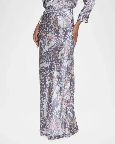 L'Agence Ryker Silk Bias-Cut Skirt | Thumbnail 3 L'Agence Ryker Silk Bias-Cut Skirt | Thumbnail 3