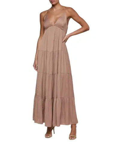 L'Agence Lua Tiered Maxi Dress | Thumbnail 1 L'Agence Lua Tiered Maxi Dress | Thumbnail 1