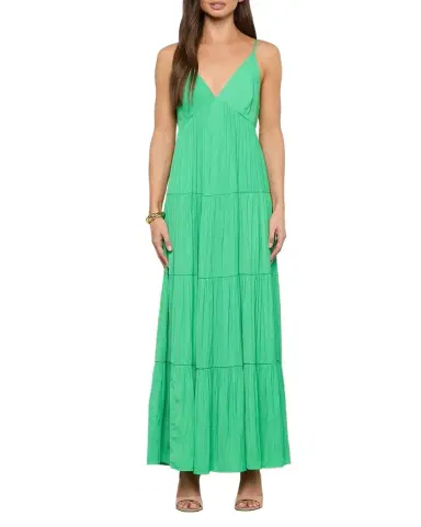 L'AGENCE Lua Tiered Maxi Dress | Thumbnail 1 L'AGENCE Lua Tiered Maxi Dress | Thumbnail 1