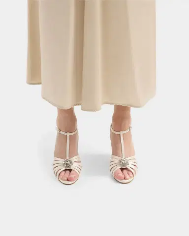 Manolo Blahnik Fulcon 90mm Embellished Strappy Satin Sandals | Thumbnail 2 Manolo Blahnik Fulcon 90mm Embellished Strappy Satin Sandals | Thumbnail 2