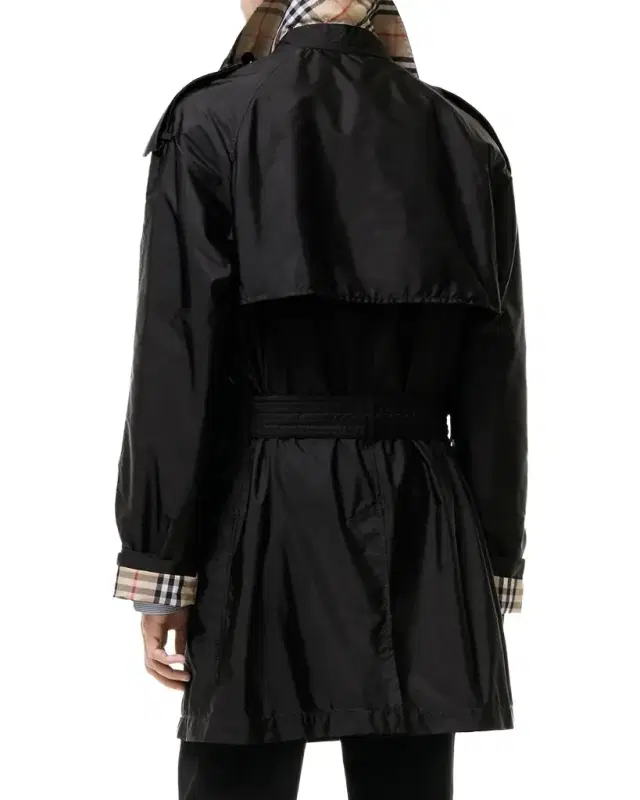 Burberry Men 's Leadenham Nylon Trench Jacket