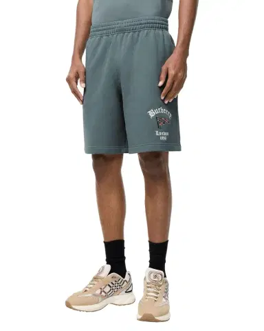 Burberry Men's Check Flag Cotton Shorts | Thumbnail 1 Burberry Men's Check Flag Cotton Shorts | Thumbnail 1