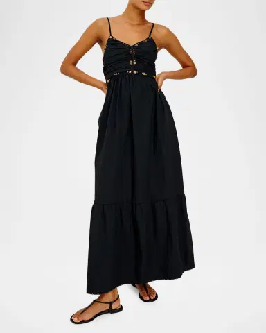 Rails Ivana Beaded Cotton Maxi Dress | Thumbnail 3