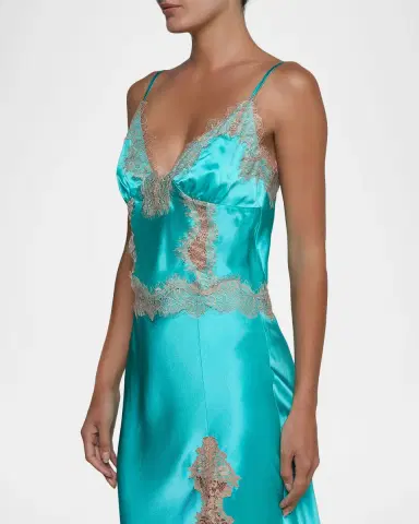 L'Agence Kimber Lace-Trim Silk Cami | Thumbnail 4 L'Agence Kimber Lace-Trim Silk Cami | Thumbnail 4