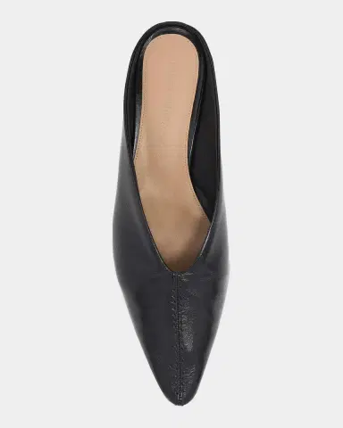 Bottega Veneta 40mm Vesta Nappa Leather Mule Pumps | Thumbnail 3