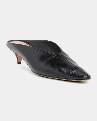 Bottega Veneta 40mm Vesta Nappa Leather Mule Pumps | Thumbnail 5