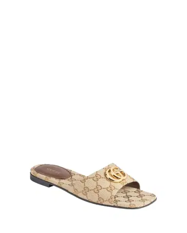Gucci Marmont GG Canvas Slide Sandals | Thumbnail 1