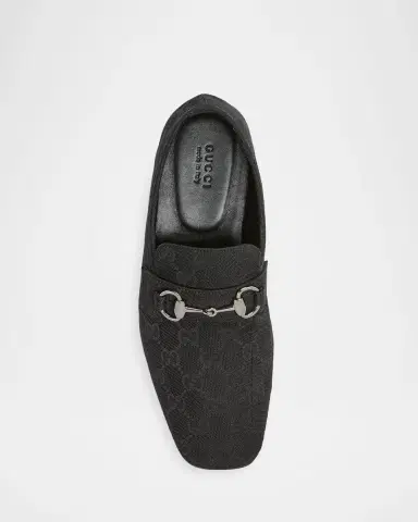 Gucci Ragazzo GG Canvas Loafers with Horsebit | Thumbnail 2 Gucci Ragazzo GG Canvas Loafers with Horsebit | Thumbnail 2