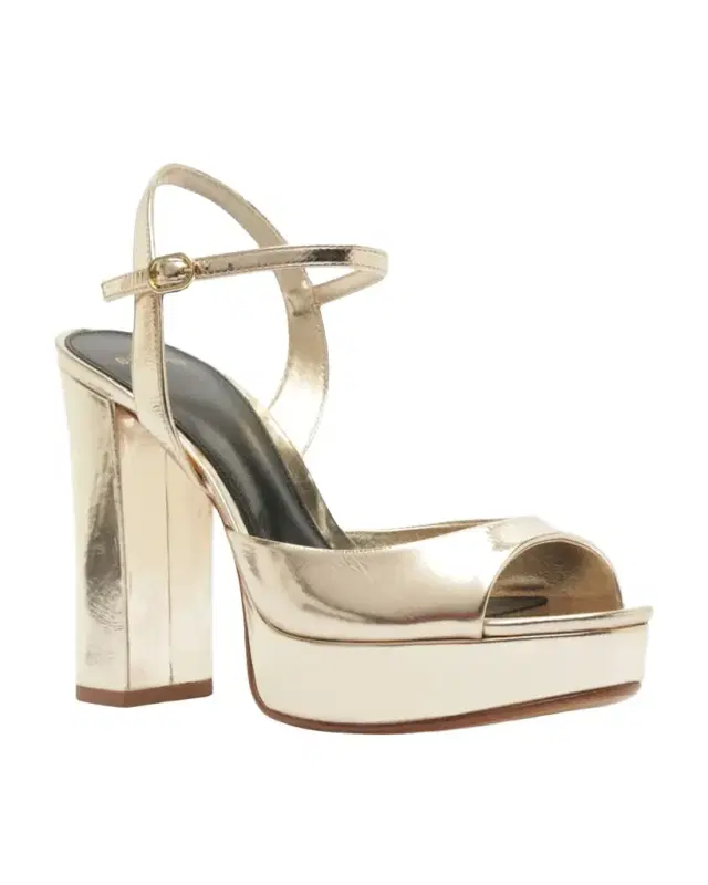 Alexandre Birman 110mm Amy Metallic Platform Sandals