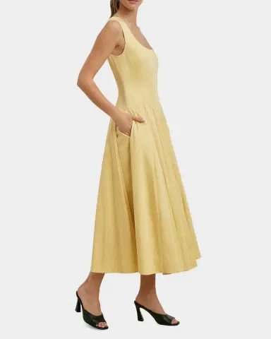 Favorite Daughter The Muse Midi Dress | Thumbnail 3 Favorite Daughter The Muse Midi Dress | Thumbnail 3