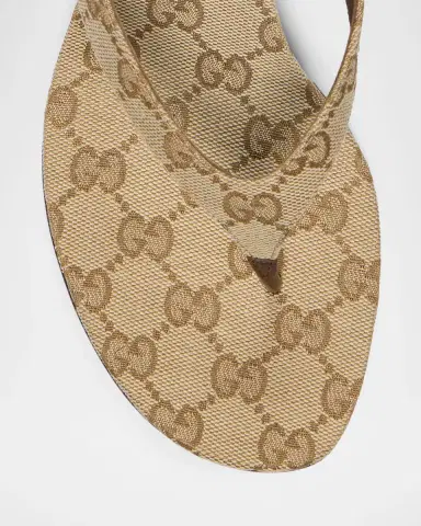 Gucci 55mm Vittoria GG Canvas Thong Sandals | Thumbnail 2