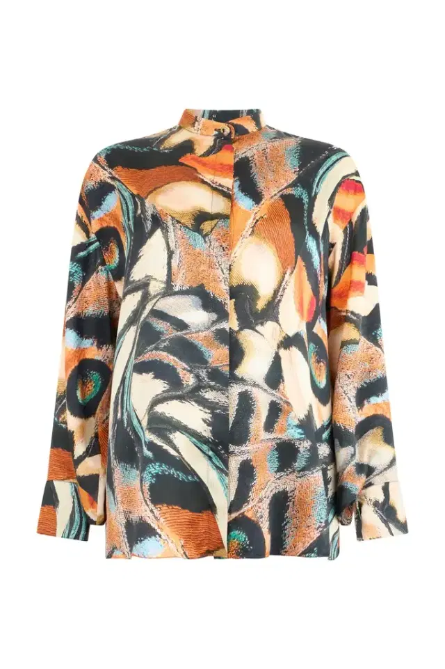 Roberto Cavalli Butterfly Print Shirt