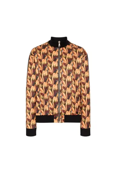 Roberto Cavalli Graphic-Print Track Jacket | Thumbnail 1 Roberto Cavalli Graphic-Print Track Jacket | Thumbnail 1