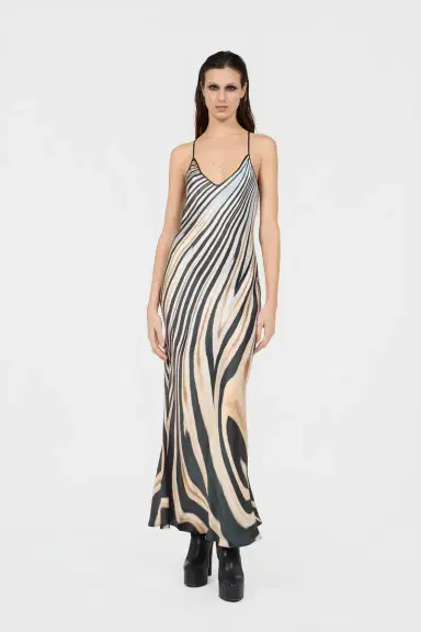 Roberto Cavalli Zebra Print Slip Dress | Thumbnail 2 Roberto Cavalli Zebra Print Slip Dress | Thumbnail 2