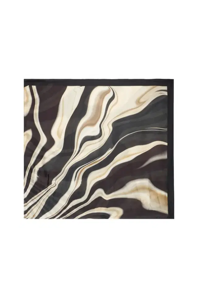 Roberto Cavalli Zebra Print Scarf