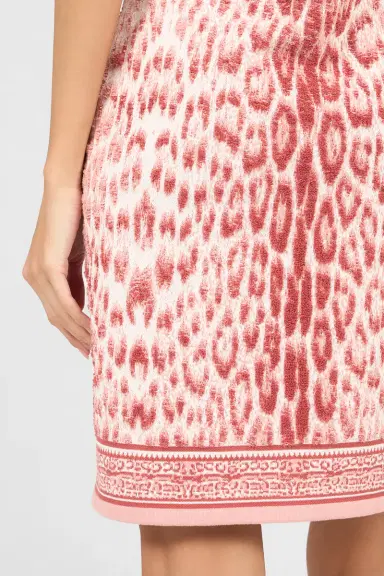 Roberto Cavalli Jaguar Pink Print Midi Dress | Thumbnail 5 Roberto Cavalli Jaguar Pink Print Midi Dress | Thumbnail 5