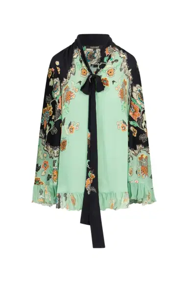 Roberto Cavalli Kimono Print Mini Dress | Thumbnail 1 Roberto Cavalli Kimono Print Mini Dress | Thumbnail 1