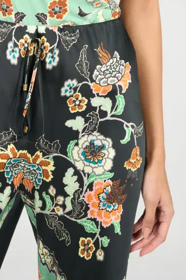Roberto Cavalli Silk Pants With Kimono Print | Thumbnail 4 Roberto Cavalli Silk Pants With Kimono Print | Thumbnail 4