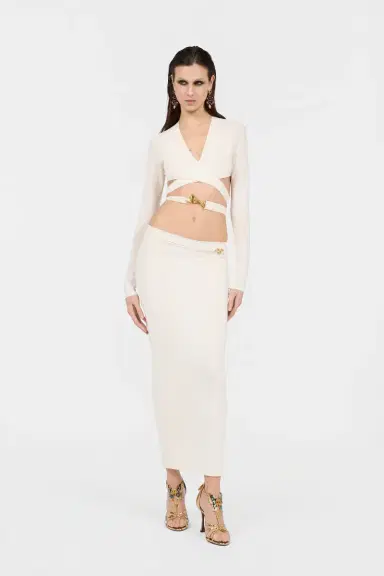 Roberto Cavalli Serpentine Print Skirt | Thumbnail 6 Roberto Cavalli Serpentine Print Skirt | Thumbnail 6