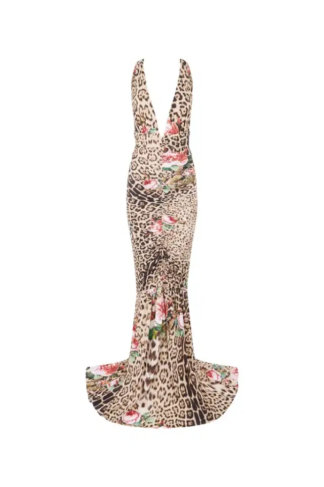Jaguar Roses Print Dress