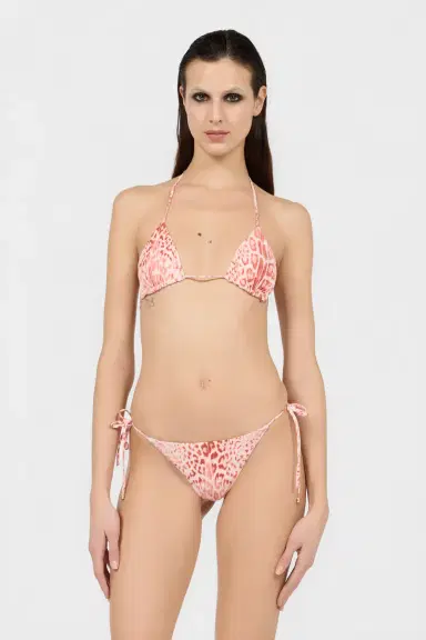 Roberto Cavalli Jaguar Pink Print Bikini Top | Thumbnail 2 Roberto Cavalli Jaguar Pink Print Bikini Top | Thumbnail 2