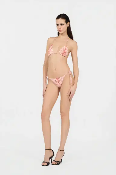 Roberto Cavalli Jaguar Pink Print Bikini Top | Thumbnail 6 Roberto Cavalli Jaguar Pink Print Bikini Top | Thumbnail 6