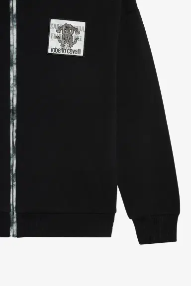 Roberto Cavalli - Boy Sweatshirts Black 12a | Thumbnail 4