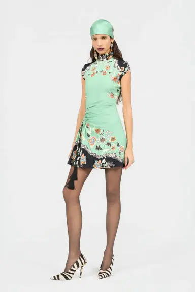 Roberto Cavalli Kimono Print Mini Dress | Thumbnail 6 Roberto Cavalli Kimono Print Mini Dress | Thumbnail 6