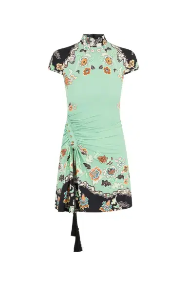 Roberto Cavalli Kimono Print Mini Dress | Thumbnail 1 Roberto Cavalli Kimono Print Mini Dress | Thumbnail 1