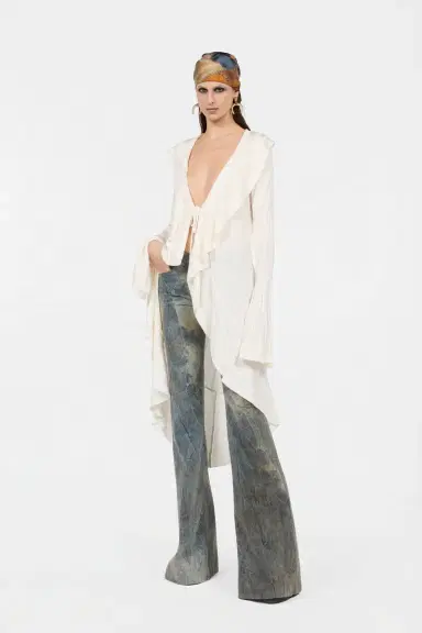 Roberto Cavalli Off-White Cardigan | Thumbnail 6 Roberto Cavalli Off-White Cardigan | Thumbnail 6