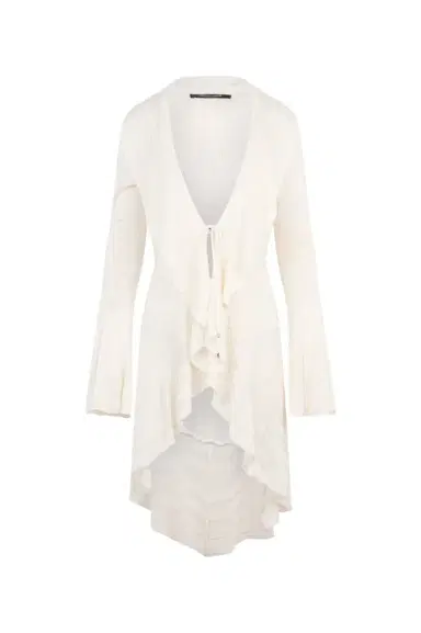 Roberto Cavalli Off-White Cardigan | Thumbnail 1 Roberto Cavalli Off-White Cardigan | Thumbnail 1
