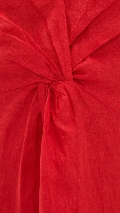 Apiece Apart Salome Halter Maxi Dress Red | Thumbnail 6 Apiece Apart Salome Halter Maxi Dress Red | Thumbnail 6