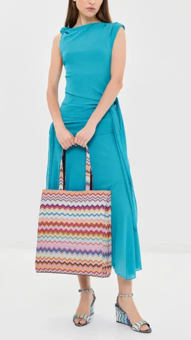 Missoni Raschel Shopping Bag | Thumbnail 3 Missoni Raschel Shopping Bag | Thumbnail 3