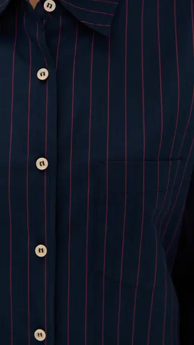 Jamie Haller The Weekend Shirt Blue Red | Thumbnail 6 Jamie Haller The Weekend Shirt Blue Red | Thumbnail 6