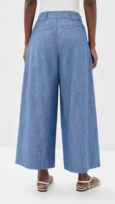 APIECE APART Elan Midrise Palazzo Pants | Thumbnail 3 APIECE APART Elan Midrise Palazzo Pants | Thumbnail 3