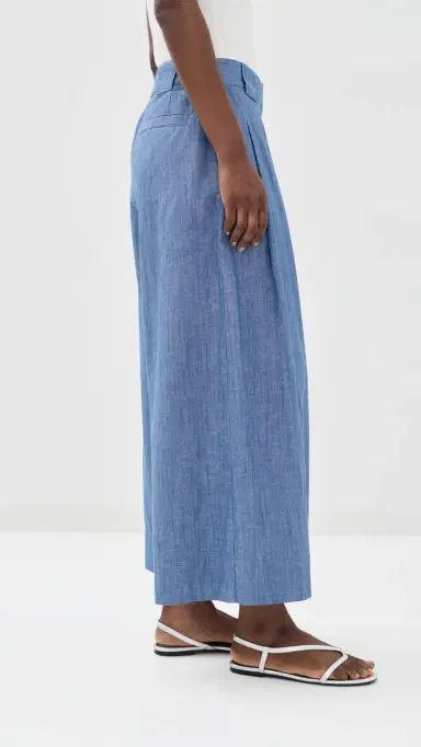 APIECE APART Elan Midrise Palazzo Pants | Thumbnail 4 APIECE APART Elan Midrise Palazzo Pants | Thumbnail 4