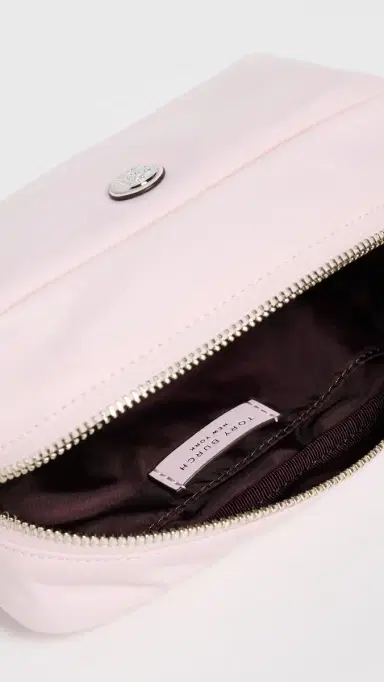 Tory Burch Twist Medium Cosmetic Case Rosette One Size | Thumbnail 5