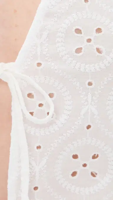 Onia Tie Front Tank Top White | Thumbnail 6 Onia Tie Front Tank Top White | Thumbnail 6