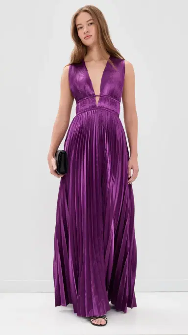 Ulla Johnson Lena Sleeveless Satin Gown | Thumbnail 2 Ulla Johnson Lena Sleeveless Satin Gown | Thumbnail 2