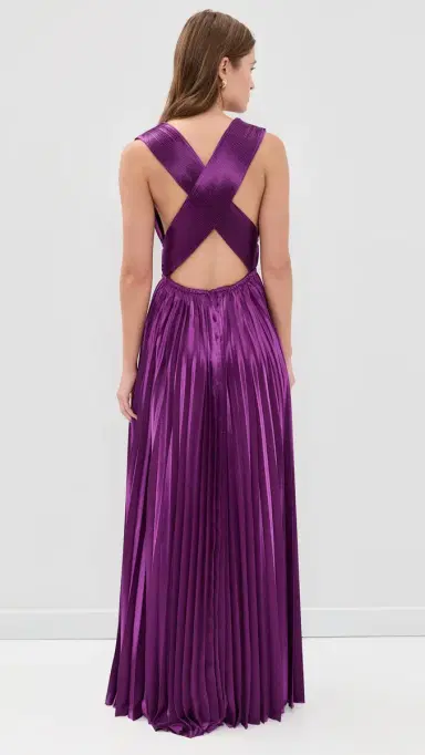 Ulla Johnson Lena Sleeveless Satin Gown | Thumbnail 3 Ulla Johnson Lena Sleeveless Satin Gown | Thumbnail 3