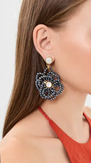 Brinker + Eliza Gardenia Earrings | Thumbnail 3 Brinker + Eliza Gardenia Earrings | Thumbnail 3